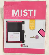 Original MISTI Stamping System Perfect Stamping Tool Pink My Sweet Petunia, NOB
