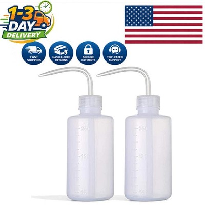 250ml LDPE Plastic Squeeze Bottles - Leak-Proof for Gardening & Medical Tasks