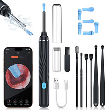 Ear Wax Removal Tool with Camera, 1080P HD, 6 LED Lights, Ear Picks Set