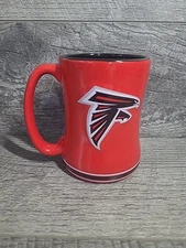 NEW! Atlanta Falcons Football Coffee Mug NFL Red Sculpted Relief Boelter 14oz