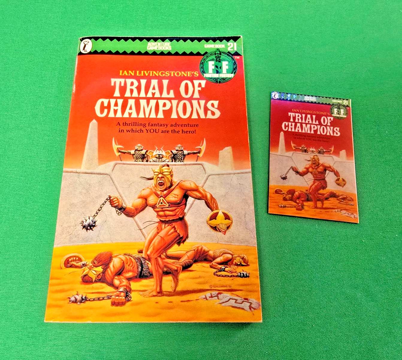 Trial of Champions ***VGC 1st/1st EDITION!!*** Fighting Fantasy Puffin #8