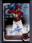 2022 Bowman Draft Sal Stewart Chrome Auto Refractor 1st Prospect #/499 Reds