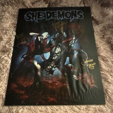 She Demons Original Signed Autographed Rock Band Music Poster Collectible