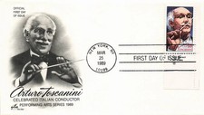 1989 Arturo Toscanini Performing Arts First Day Cover