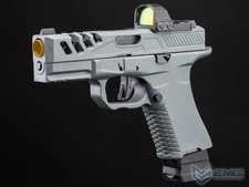 EMG F-1 Licensed BSF-19 CO2 Optics Ready Gas Blow Back Airsoft Pistol - Grey