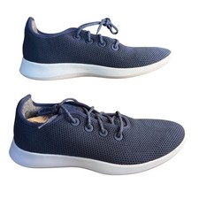 Allbirds Wool Runner Marine Blue Running Shoes Mens Size 14 7