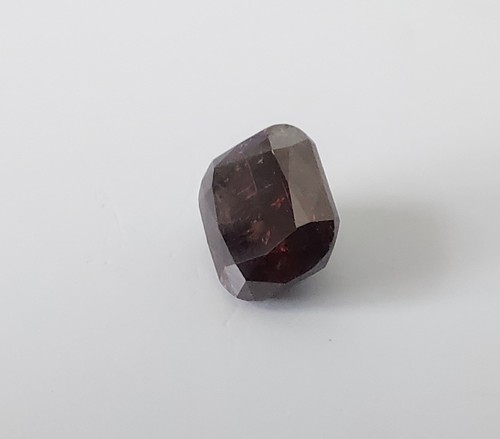 2.15ct AUSTRALIAN RED DIAMOND Fancy Dark Orangy Red Cushion Clarity SI1 Top💎 - Picture 2 of 14