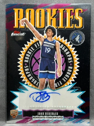New Listing2025-2026 Topps Finest Baseline Auto Joan Beringer Rookie Finest Autographs