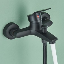 Edelstahl Badewannenarmatur Duschset Mischbatterie Bad Wannenarmatur Duschsystem