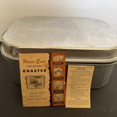Vintage Wear Ever Aluminum  Roaster Canner Cooker 825LR 5 FIVE Piece