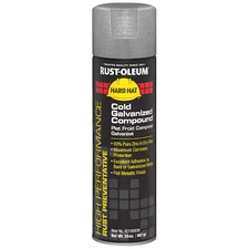 Rust-Oleum V2185838 Rust Preventative Spray Paint, Hard Hat, Cold Galvanizing