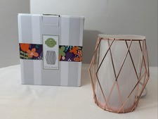 Scentsy “Wire You Blushing” Full Size Warmer - EUC - 2022 - Rose Gold Wire Cage
