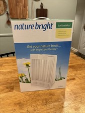 NatureBright SunTouch Plus Light and Ion Therapy Lamp - White OPEN BOX