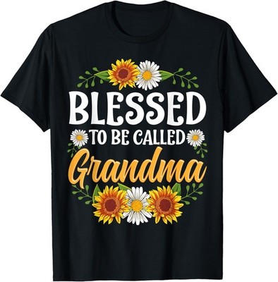 Blessed To Be Called Grandma Shirt Mothers Day Gift Unisex T-Shirt