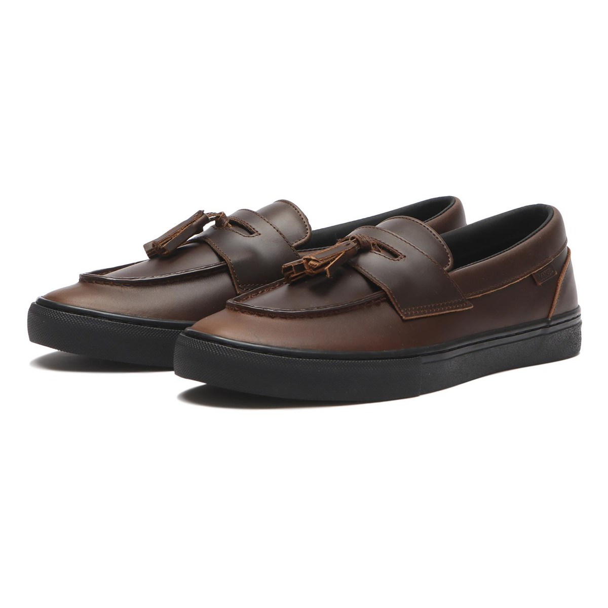 Vans Loafer Leather Brown Black BILLY'S Exclusive V196CF BLS Men's Vans Loafer Leather Brown Black BILLY'S Exclusive V196CF BLS Men's