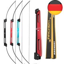 58Zoll Bogenschießen Faltbogen Recurve Bogen 35lbs Tragbare Schießübungen RH LH