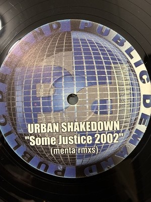 Urban Shakedown  Some Justice 2002 Menta Rmxs 12'' LTD Promo Vinyl UKG UK Garage