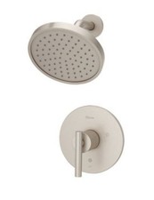 Pfister Contempra Brushed Nickel 7-in Round Shower Faucet Valve NOT Included