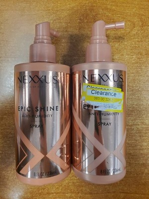 2 Pack: Nexxus Epic Shine Anti-Humidity Spray Heat Protection 8 oz. ea. - E13D