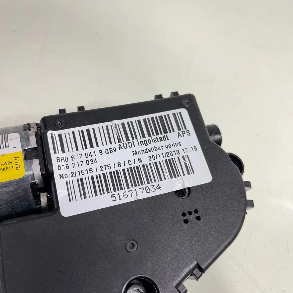 ✅ Actuador motor techo corredizo trasero Audi Q5 8R0959591A 2009-2017 OEM 0390200074 Foto 2 de 4