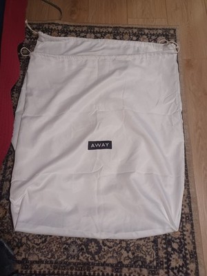 AWAY LUGGAGE-White Travel/ Dust Bag/Luggage Cover  XTRA LARGE 34''x28''