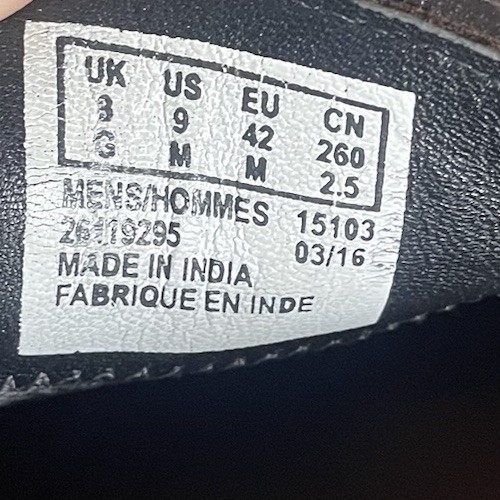 Clarks 1825 Herrenschuhe braun Leder Gore-Tex gepolsterte Schuhe Sohle Größe 8 UK - Bild 11 von 11