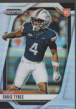 2025 Panini Prizm Draft Picks #143 Chris Tyree Virginia Cavaliers
