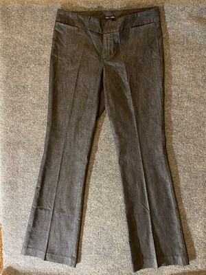 Gap Hadley Pants Womens 10L Gray Rinse Modern Clean Denim Trouser Bootcut Slim