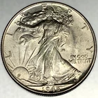 1945 P Walking Liberty Silver Half Dollar- UNC Condition - FREE SHIPPING - 1968
