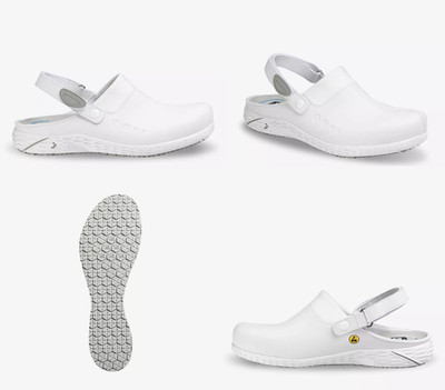 Clogs Pflegerschuhe Berufsschuhe Arztschuhe Schwesternschuhe Safety Jogger weiß