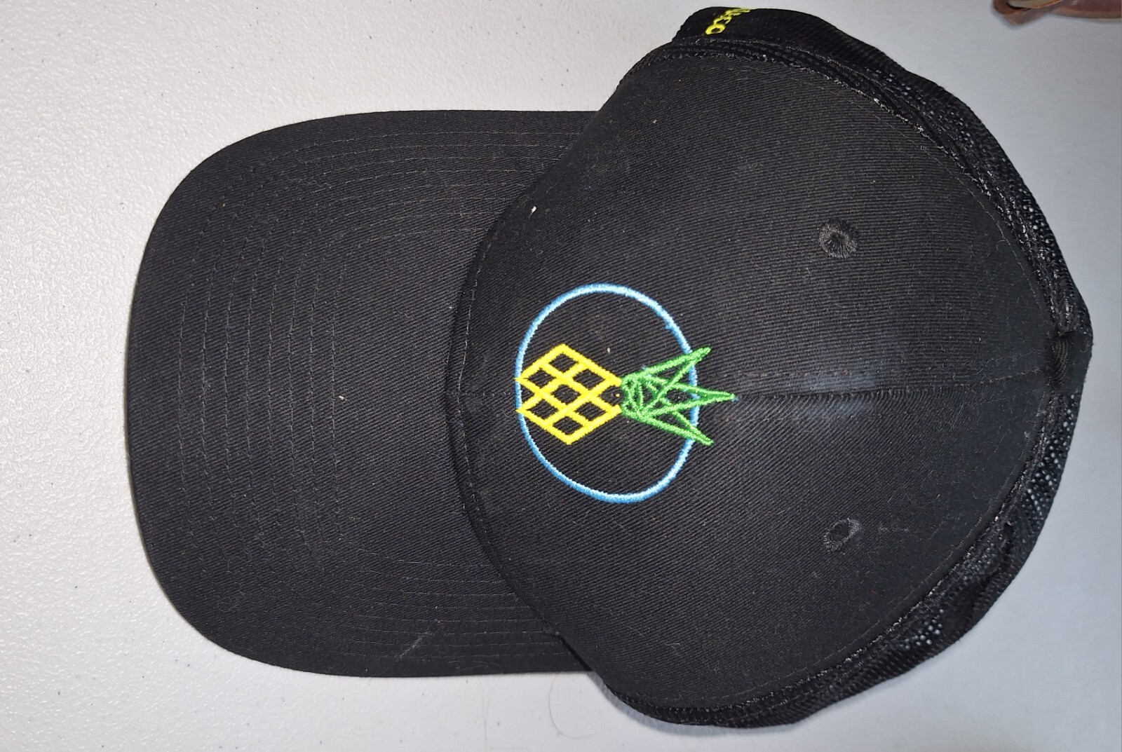 Pineapple Large Bill Ball Cap Hat Snapback Baseba… - image 1