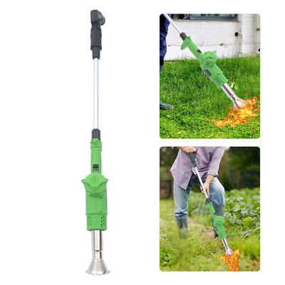 3in1 Electric Grass Killer Flame Weeder Lawn Garden Electric Weed Burner +Nozzle