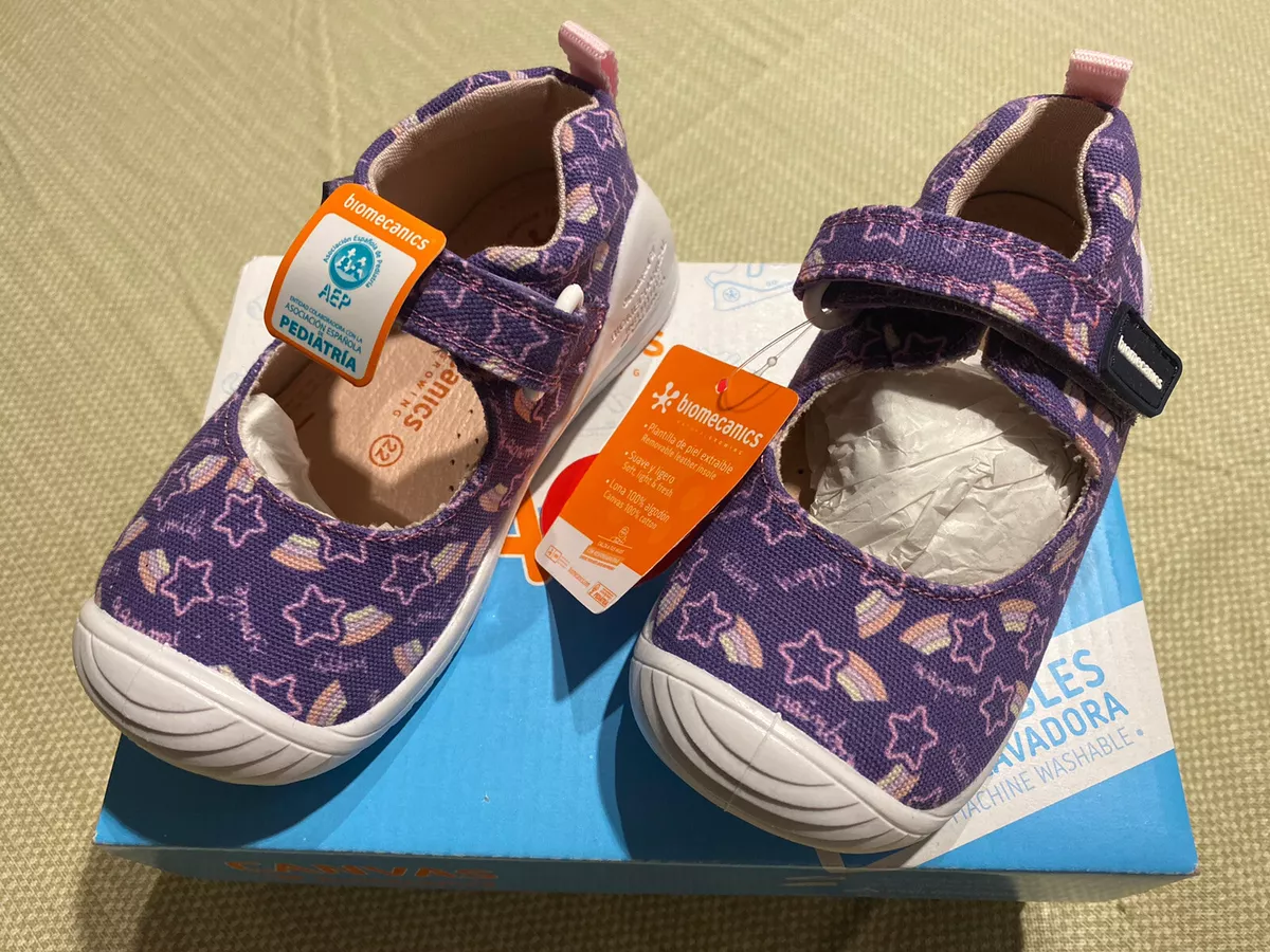 Biomecanics (Garvalin) Pediatric Toddlers Shoes 6-6.5 NIB -Blue Stars |