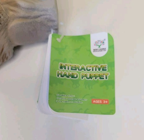 Triceratops Dinosaur Interactive Rubber Hand Puppet - Picture 4 of 4
