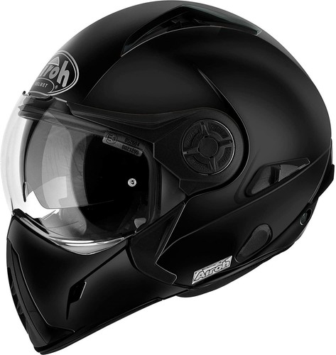 CASCO AIROH J-106 MODULARE APRIBILE DOPPIA VISIERA NERO OPACO TAGLIA XS |  eBay
