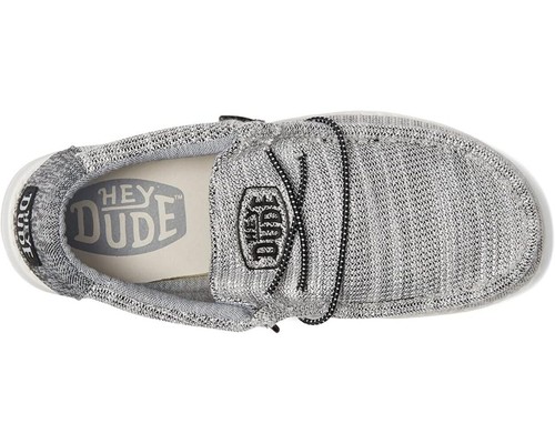 Hey Dude Kids Wally Youth Stretch Slip On Shoes - Yin Yang NWB - Picture 5 of 7