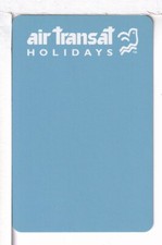 Single Airline Playing Card "Air Transat, TSC 103A" Chan/Mertens #, Stand, 2004