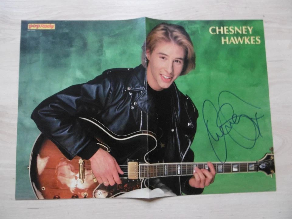 Chesney Hawkes Autogramm signed 28x42 cm Poster gefaltet - Bild 1 von 1