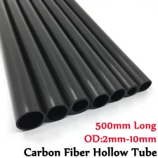 10X Carbon Fiber Tube OD 2-10mm Hollow Pipe/Rod  Pole for RC Airplane kite model