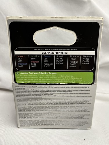 Genuine Lexmark 100 Multipack Cyan Magenta Yellow 14N0685 - New Sealed - Picture 2 of 3