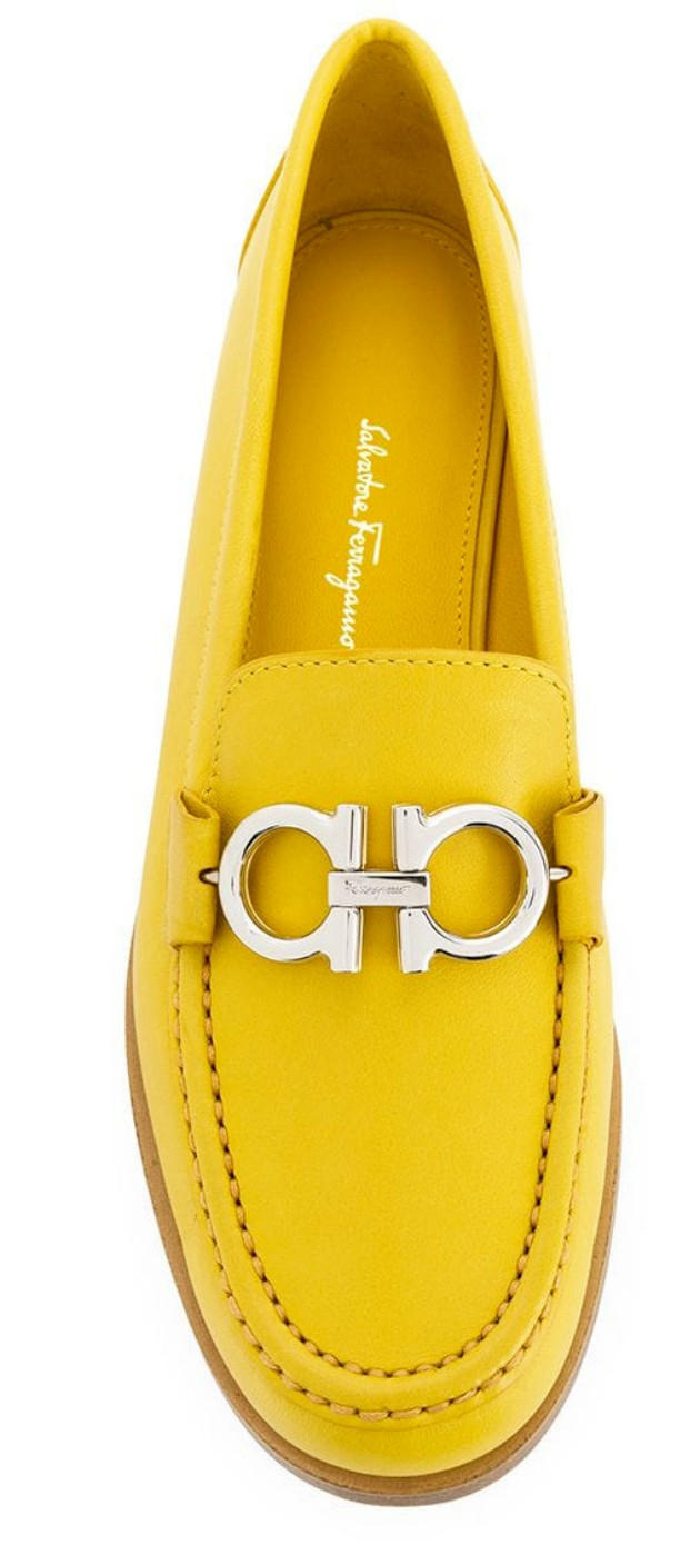 Salvatore Ferragamo Rolo Gancini Loafers Slippers Halbschuhe Shoes 36.5