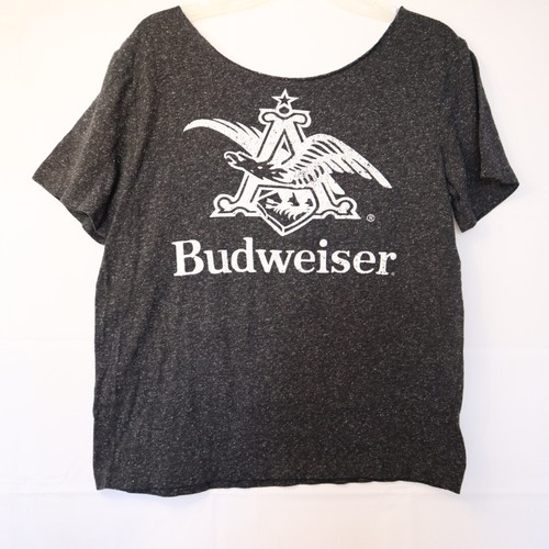 Budweiser Womens Black White Graphic 