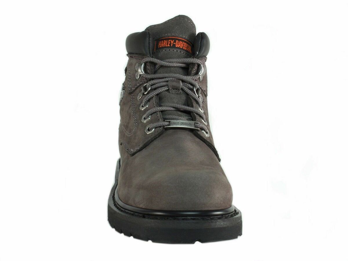Harley Davidson BAYPORT Women's Motorcycle Lace Up Charcoal Harley Davidson BAYPORT Women's Motorcycle Lace Up Charcoal