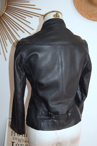 Taille Caroll Cuir Noir 38 Blouson Agneau 7zHYRw