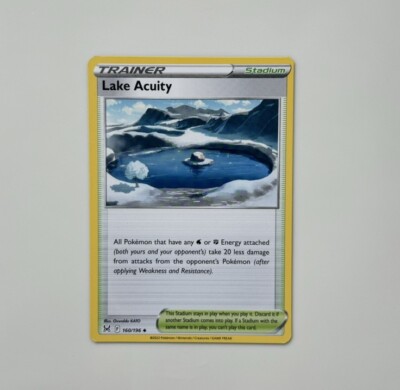 Lake Acuity 160/196 - Pokemon - Lost Origin - Trainer - Stadium