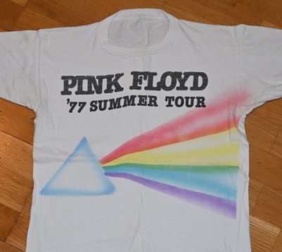 PINK FLOYD ヴィンテージTシャツ 1977 PINK FLOYD* vintage Rare! original rock concert tour tee t