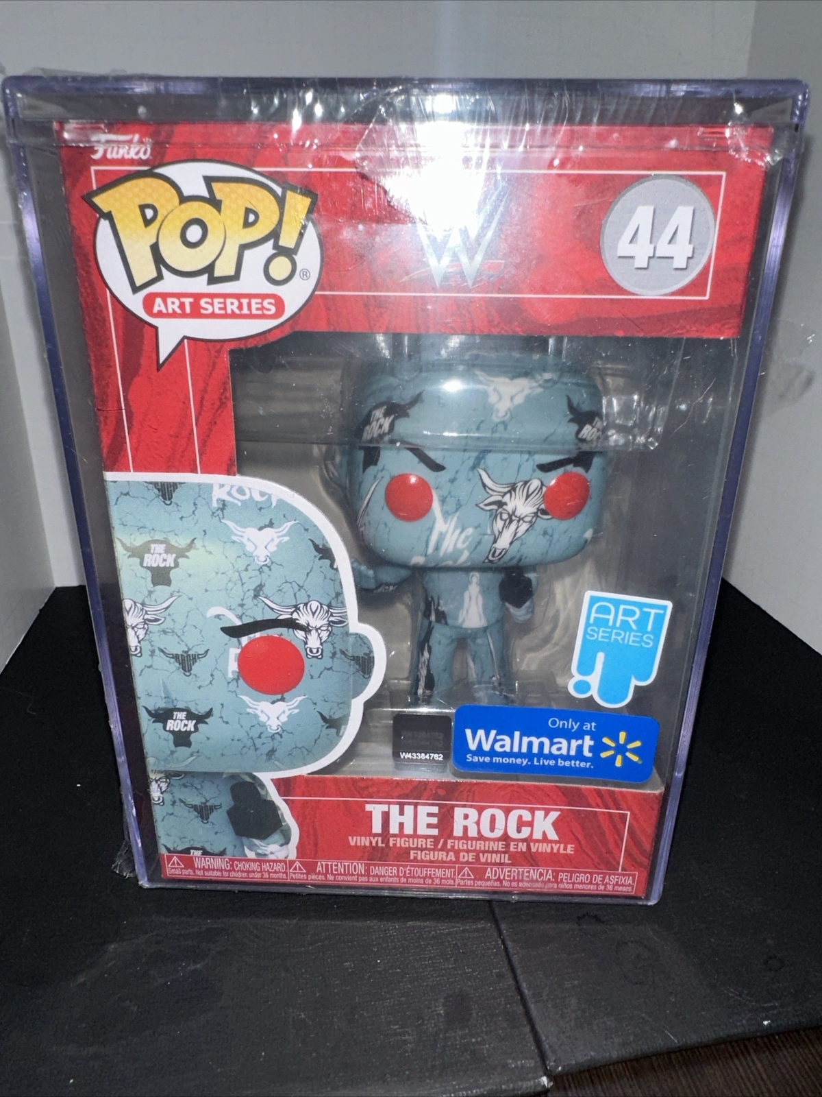Funko Pop Art Series The Rock 44 Vinyl Walmart Exclusive