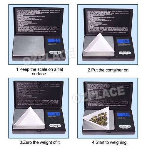 Mini Pocket Small Digital Pans Gold Jewellery Weighing Scales Micro Mg - Picture 9 of 10