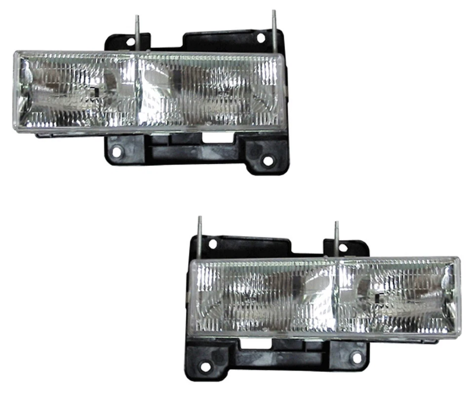 Headlights For Chevy Tahoe Suburban 1995-1999 Turn Signals Tail Lights Foto 3 de 4