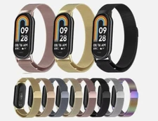 for Xiaomi Mi Band 10/9/8 Watch Strap Magnetic Metal Band Milanese Replacement